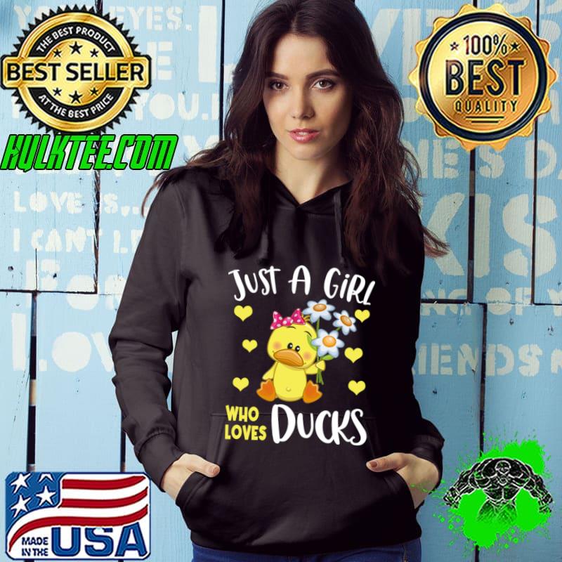 Just A Girl Who Loves Ducks Splish Splash Chic Explorers T-Shirt