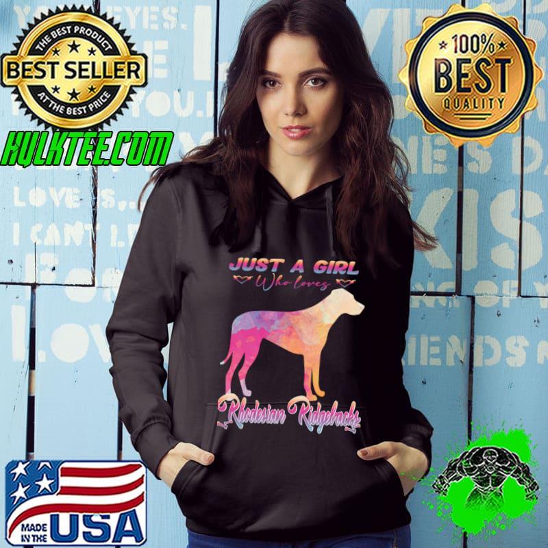 Just A Girl Who Loves Ridgeback Radiance Rhodesian T-Shirt