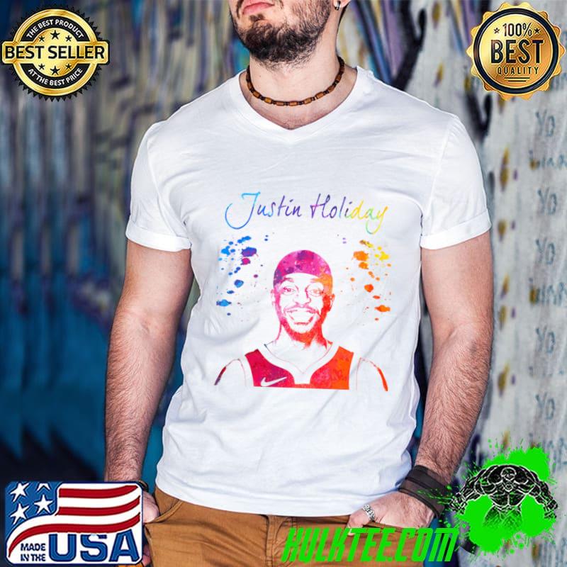Justin Holiday American professional basketball player for the Denver Nuggets T-Shirt Guys V Neck Justin Holiday American professional basketball player for the Denver Nuggets T-Shirt Guys V Neck