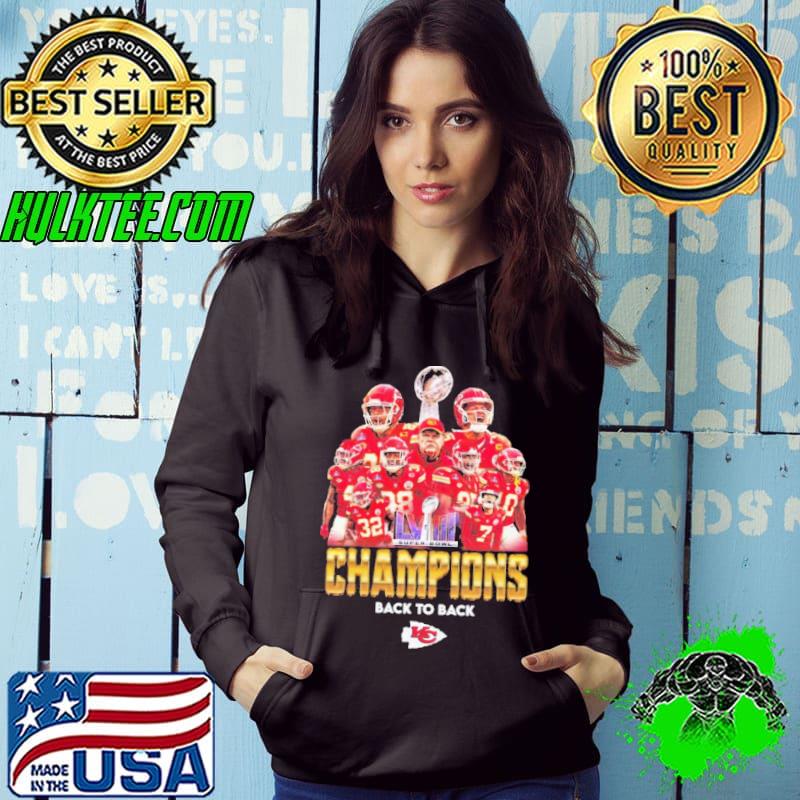 Kansas City Chiefs 2024 Back To Back Champions Super Bowl LVIII Shirt Hoodie Kansas City Chiefs 2024 Back To Back Champions Super Bowl LVIII Shirt Hoodie