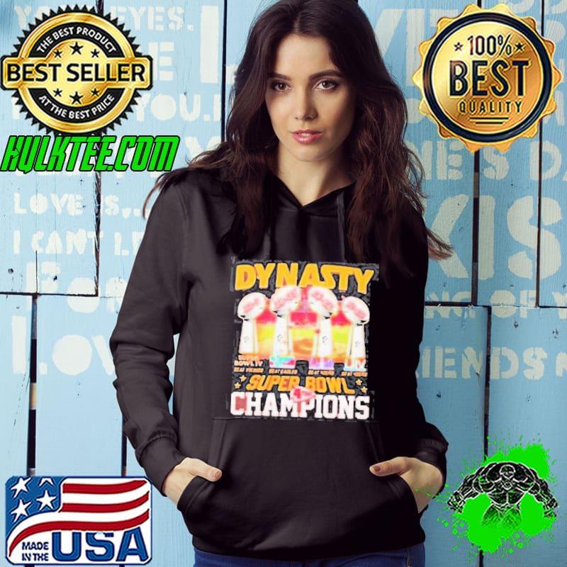 Kansas City Chiefs Dynasty Super Bowl 4 Time Champions Shirt