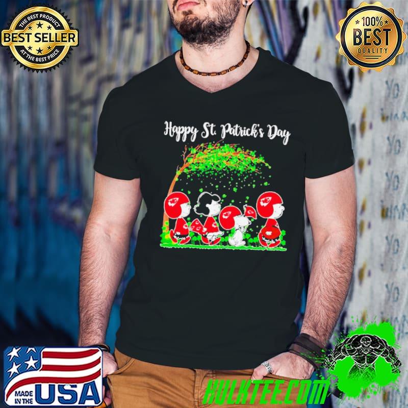 Kansas City Chiefs happy St. Patrick’s Day s Guys V Neck Kansas City Chiefs happy St. Patrick’s Day s Guys V Neck