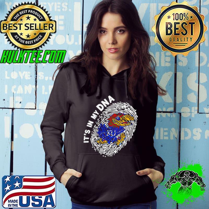 Kansas Jayhawks it’s in my DNA shirt Kansas Jayhawks it’s in my DNA shirt
