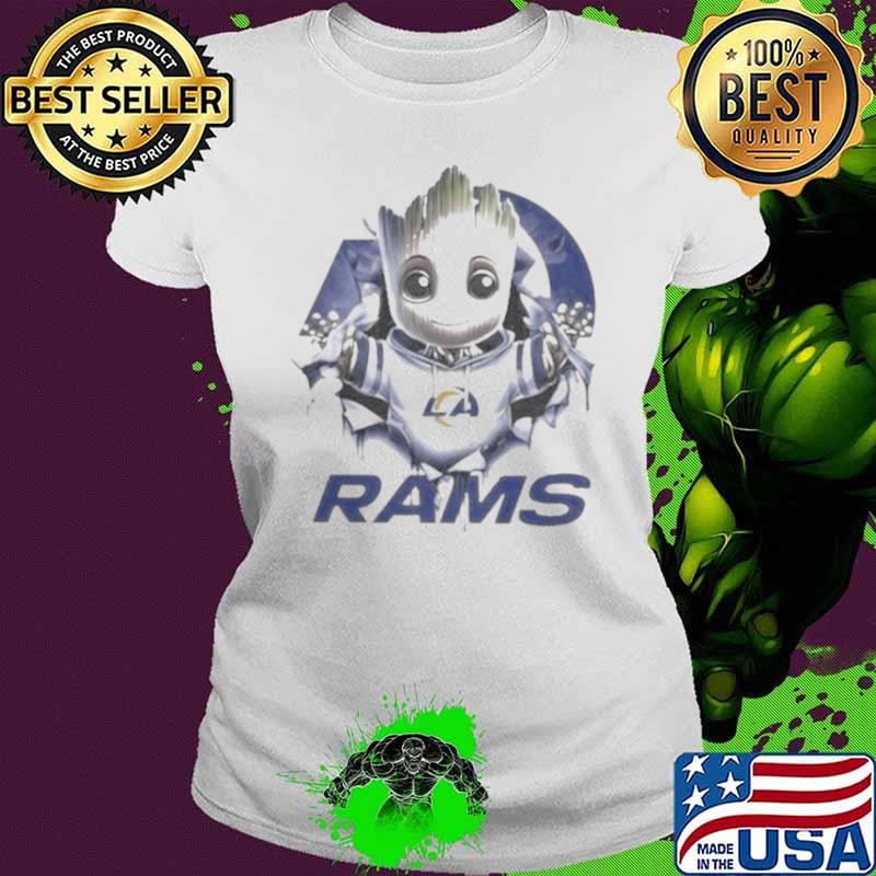 Los Angeles Rams Baby Groot Blood Inside Me Shirt