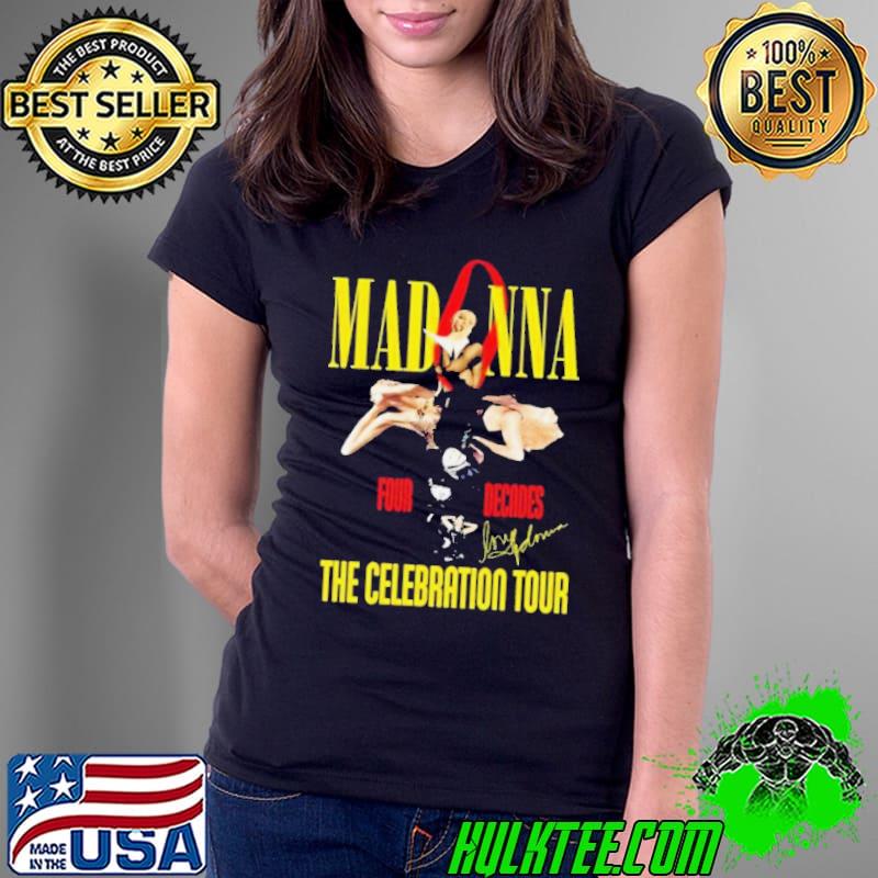 Madonna Four Decades The Celebration Tour Signatures shirt