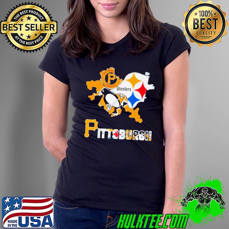 Maps Pittsburgh Sports teams logo shirt Maps Pittsburgh Sports teams logo shirt