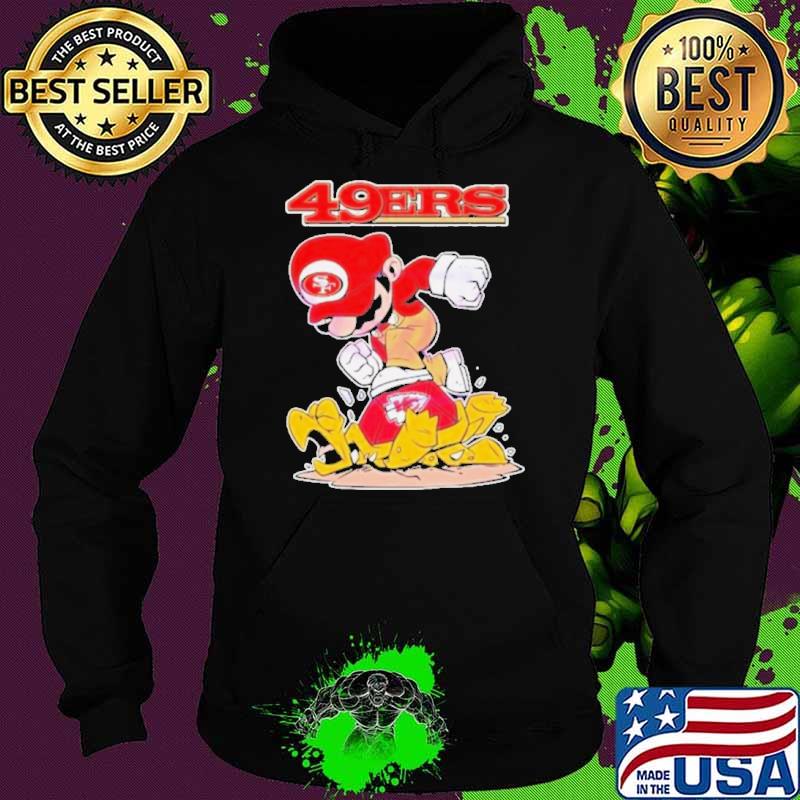 Mario 49ers Stomps On Kansas City Chiefs Shirt