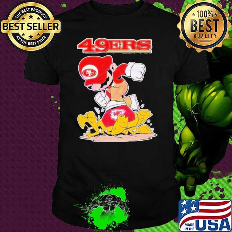 Mario 49ers Stomps On Kansas City Chiefs Shirt Unisex Mario 49ers Stomps On Kansas City Chiefs Shirt Unisex