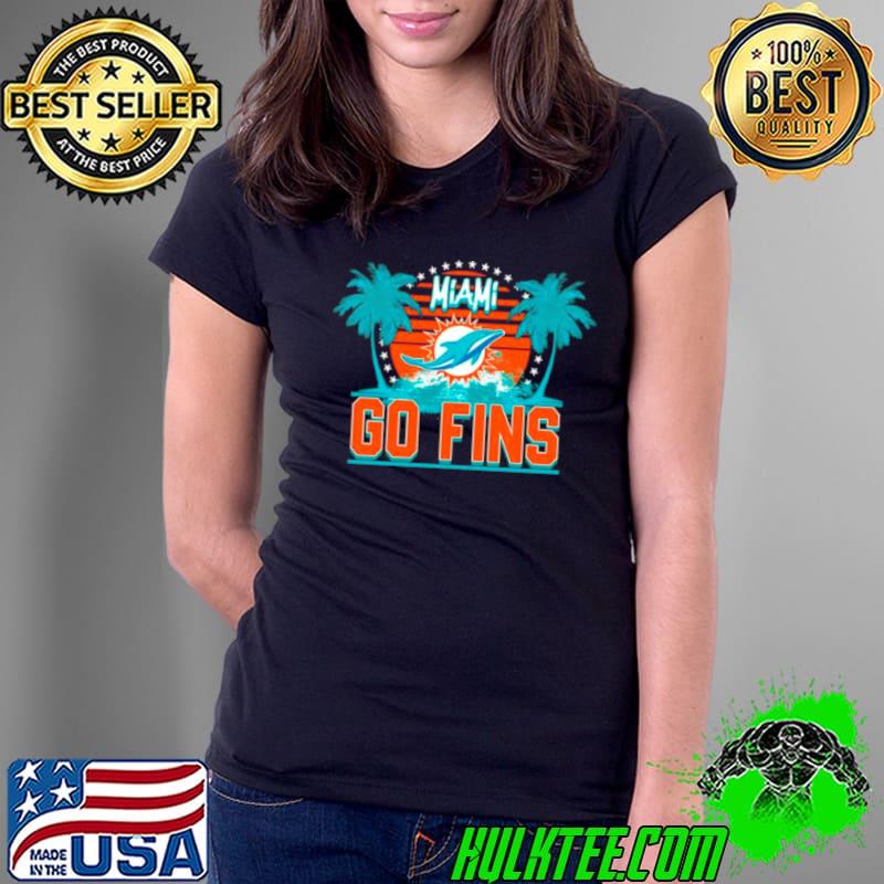Miami Dolphins go fins Dolphins football vintage shirt