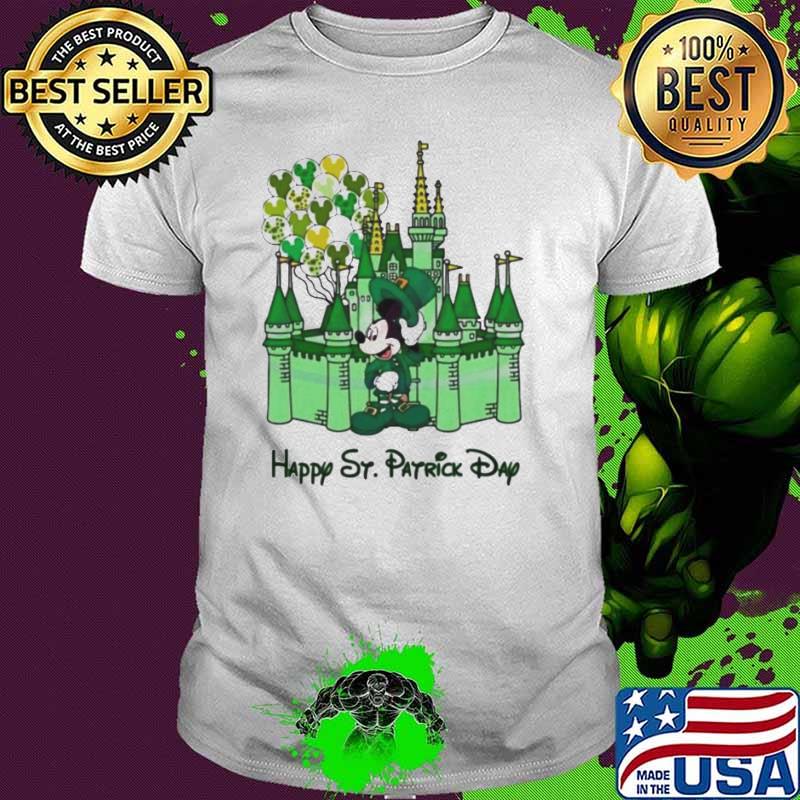 Mickey Castle Happy St Patrick’s Day 2024 Shirt