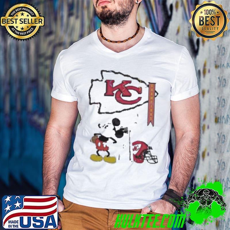 Mickey Mouse Kansas City Chiefs Champions Trophy Shirt Mickey Mouse Kansas City Chiefs Champions Trophy Shirt
