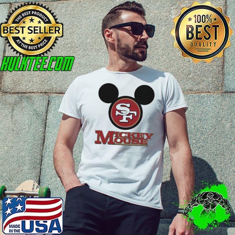 Mickey Mouse San Francisco 49ers Logo 2024 Shirt Unisex Mickey Mouse San Francisco 49ers Logo 2024 Shirt Unisex