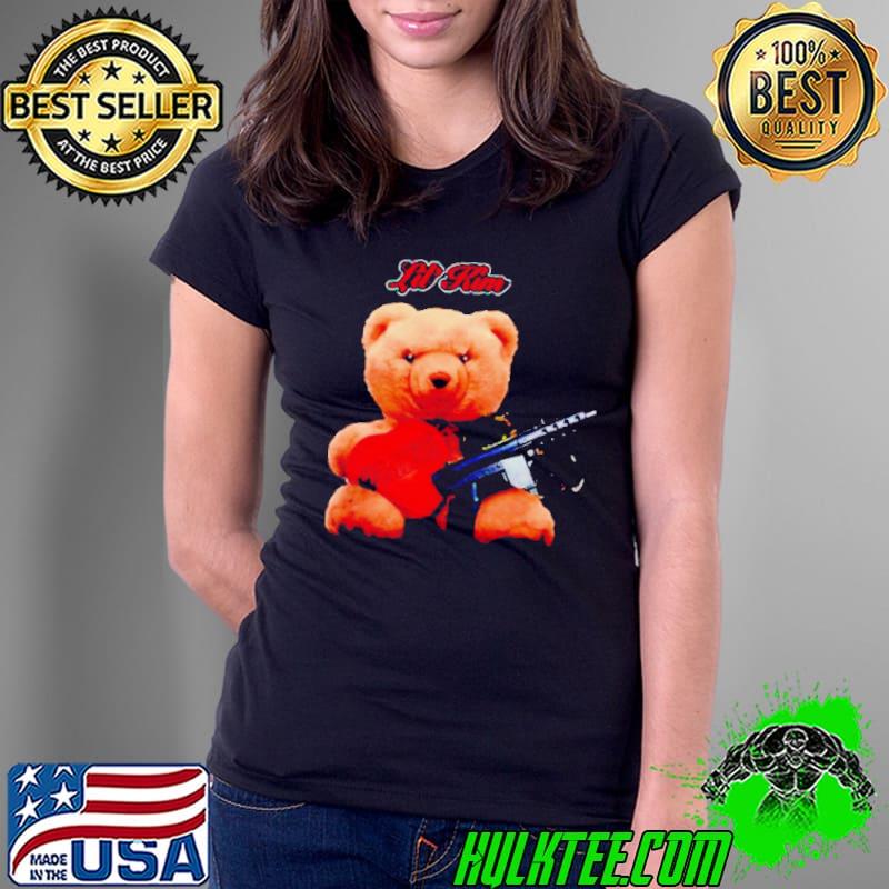 Mine teddy with gun shirt Mine teddy with gun shirt