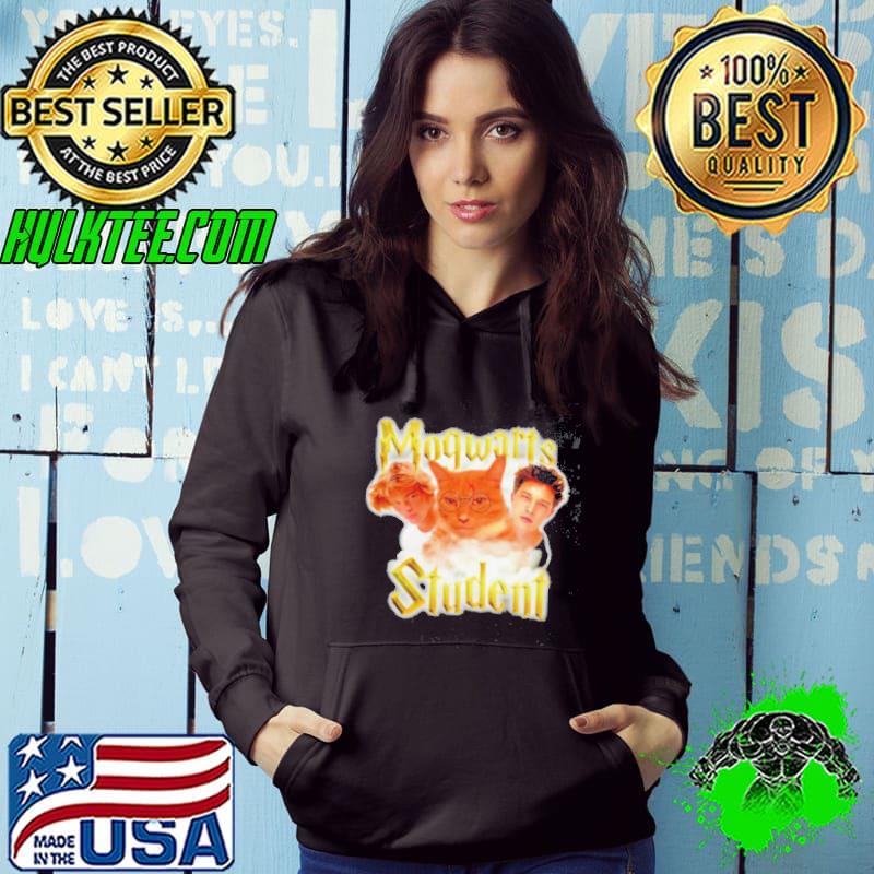 Mogwarts Students Viral Lookmaxxing Meme Jordan Barett and Chico and Mewing Cat shirt