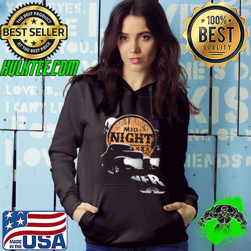 Nascar Checkered Flag Sports Black Moonshine Midnight Runner shirt