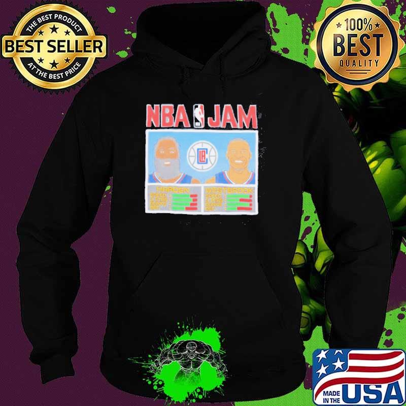 NBA Jam Clippers Harden and Westbrook s Hoodie NBA Jam Clippers Harden and Westbrook s Hoodie