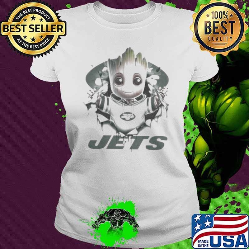 New York Jets Baby Groot Blood Inside Me Shirt