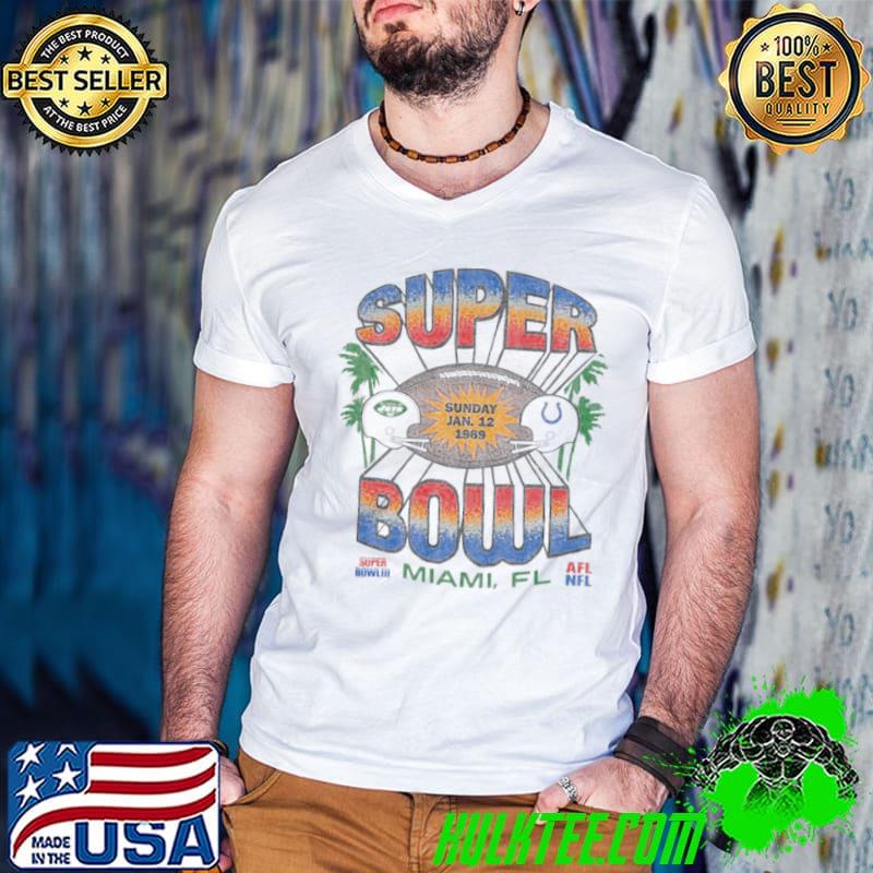 New York Jets Vs Indianapolis Colts 1969 Dueling Super Bowl ’47 Franklin Shirt