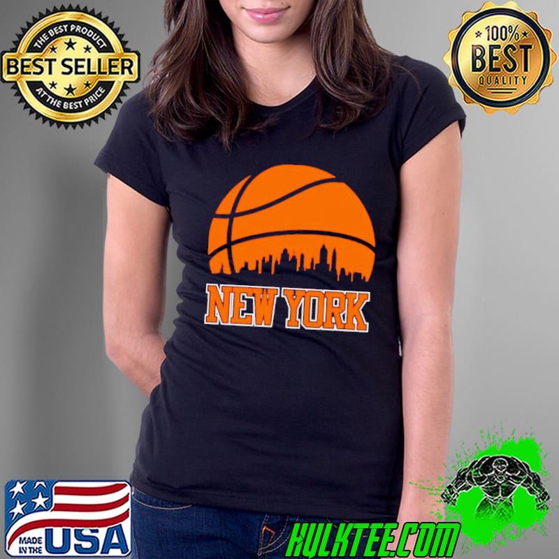 New York Knicks Basketball city skyline shirt