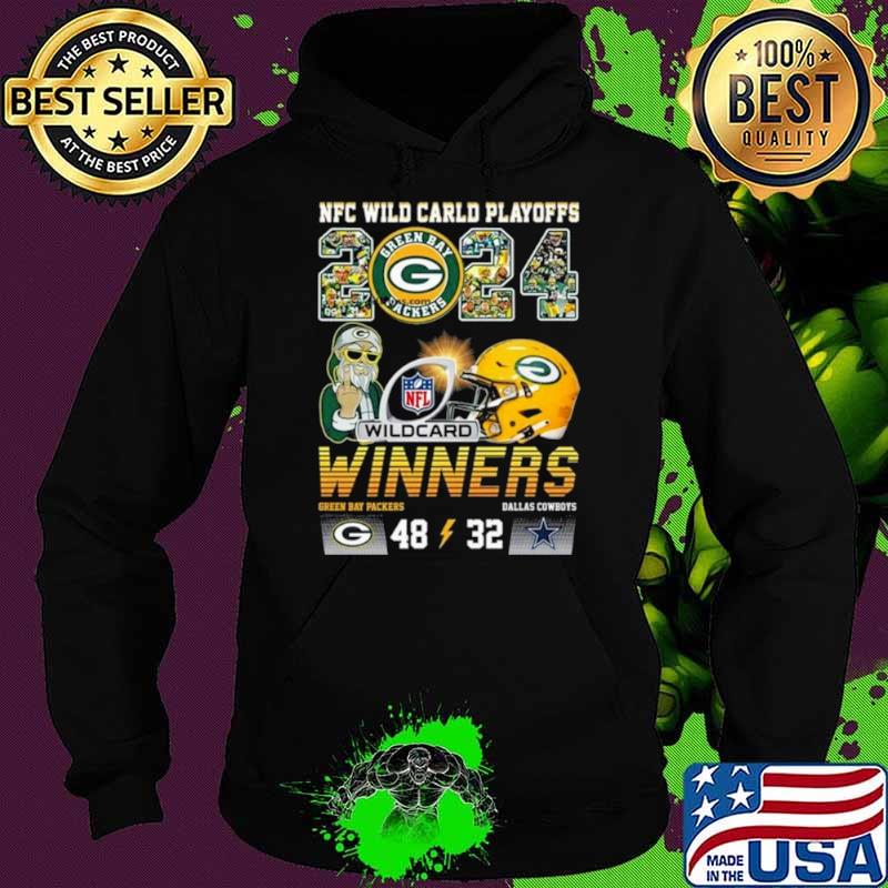 NFC Wild Card Playoffs 2024 Winners Green Bay Packers 48 – 32 Dallas Cowboys Shirt Hoodie NFC Wild Card Playoffs 2024 Winners Green Bay Packers 48 – 32 Dallas Cowboys Shirt Hoodie