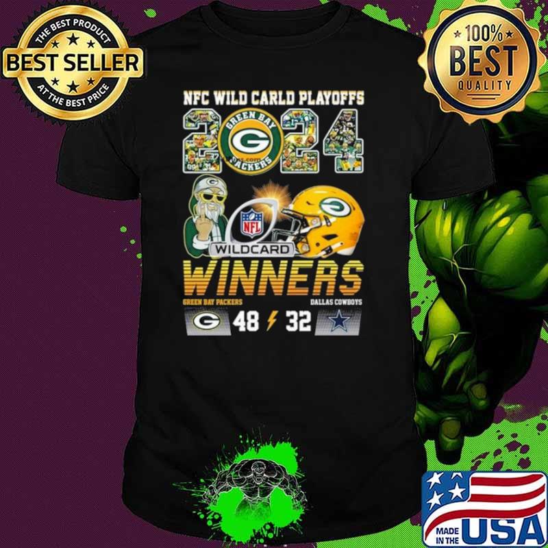 NFC Wild Card Playoffs 2024 Winners Green Bay Packers 48 – 32 Dallas Cowboys Shirt
