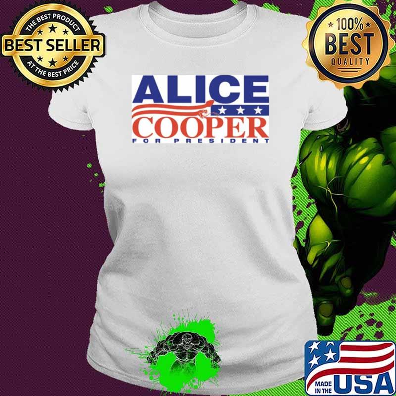 Nice alice Cooper For President 2024 shirt