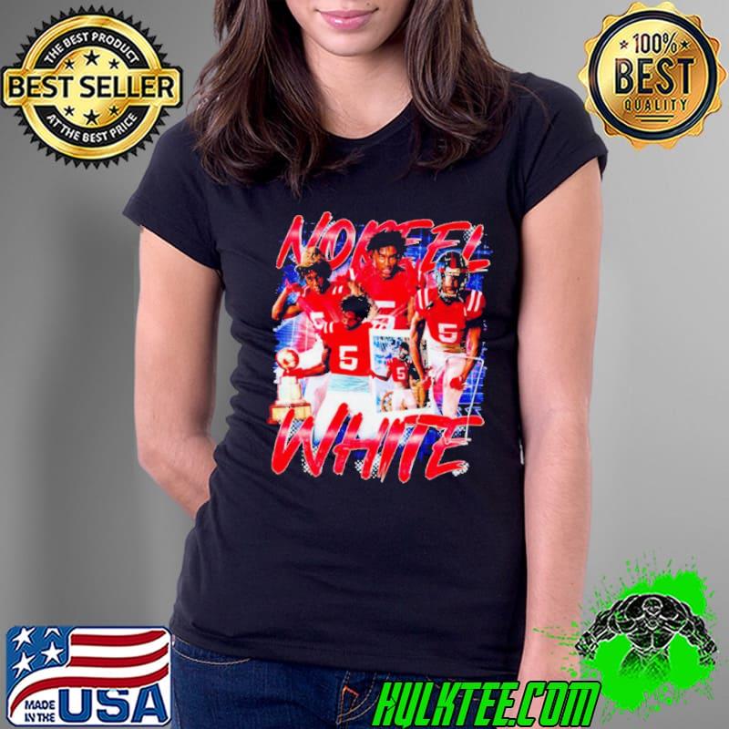 Noreel White Ole Miss Rebels vintage shirt