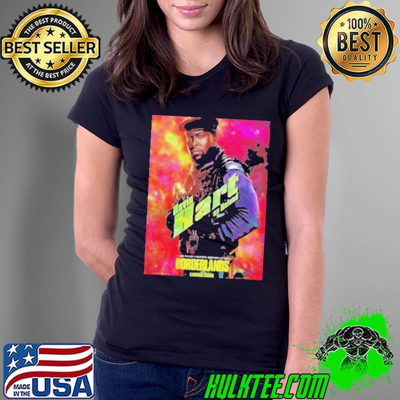 Official borderlands Movie Kevin Hart As Roland Character Shirt Ladies Tee Official borderlands Movie Kevin Hart As Roland Character Shirt Ladies Tee