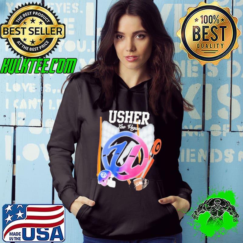 Official usher Super Bowl LVIII Collection Mitchell & Ness Unisex Pullover Shirt Official usher Super Bowl LVIII Collection Mitchell & Ness Unisex Pullover Shirt