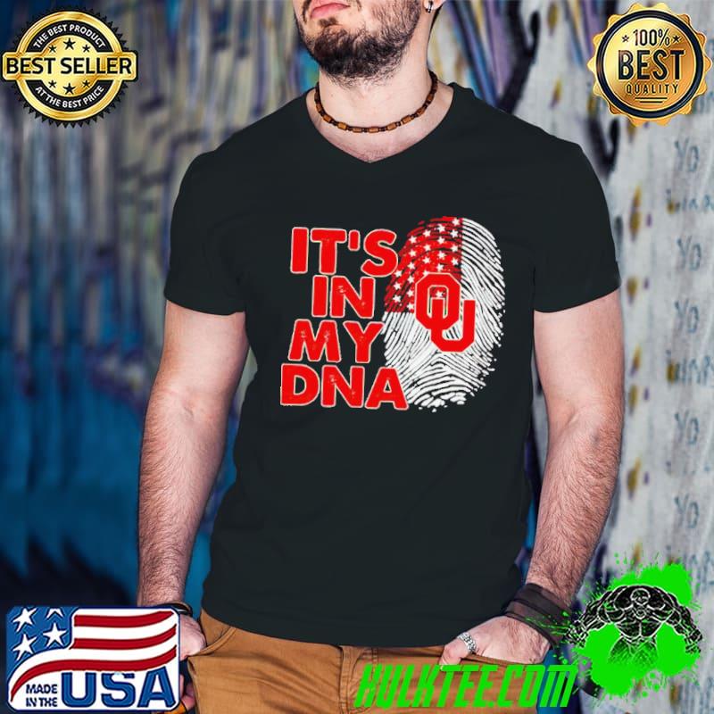 Oklahoma Sooners It’s In My DNA Fingerprint shirt