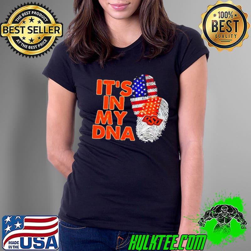Oklahoma State Cowboys It’s In My DNA Fingerprint s Ladies Tee Oklahoma State Cowboys It’s In My DNA Fingerprint s Ladies Tee