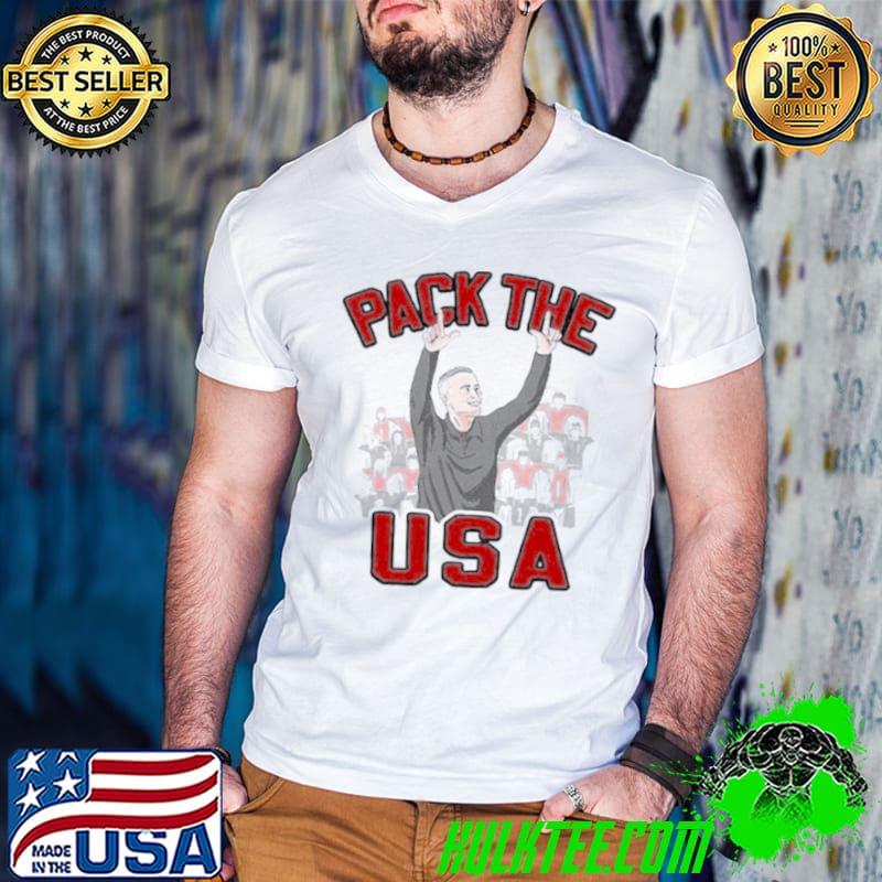 Pack The USA Shirt Guys V Neck Pack The USA Shirt Guys V Neck