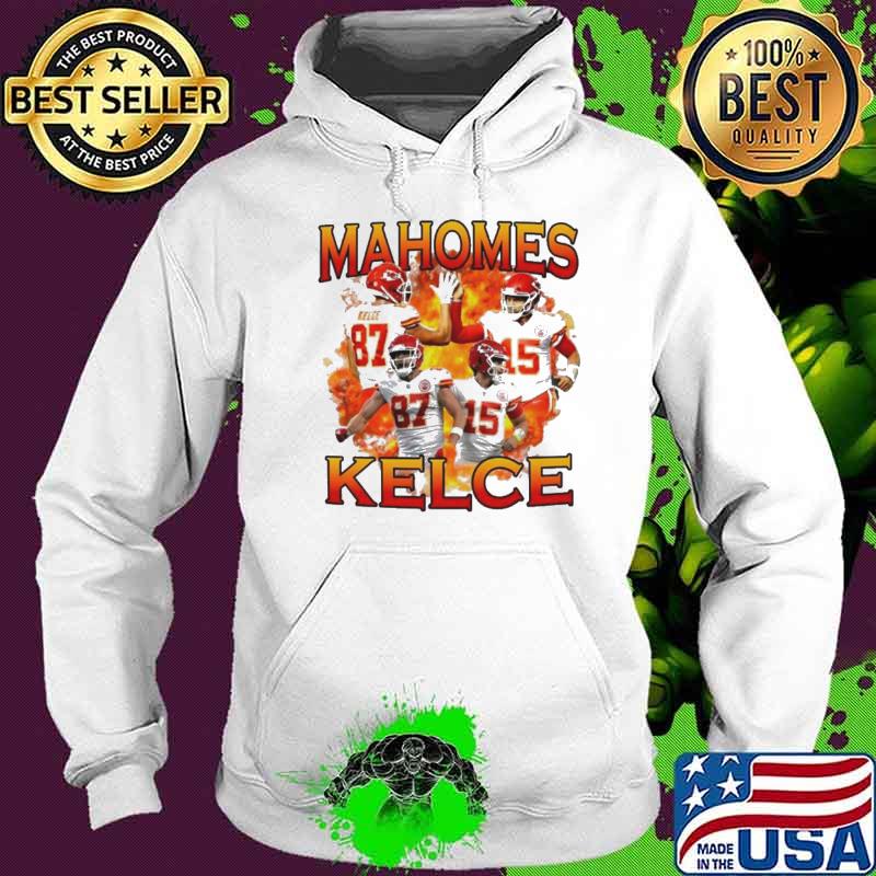 Patrick Mahomes and Travis Kelce Kansas City Chiefs players shirt