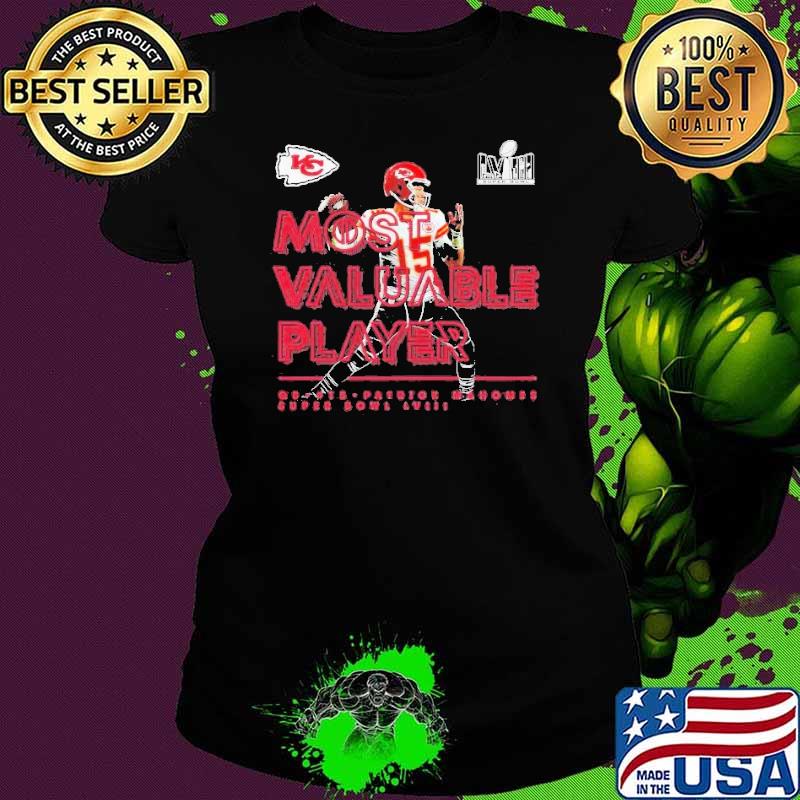 Patrick Mahomes Kansas City Chiefs Fanatics Branded Super Bowl Lviii Mvp Shirt Ladies tee Patrick Mahomes Kansas City Chiefs Fanatics Branded Super Bowl Lviii Mvp Shirt Ladies tee
