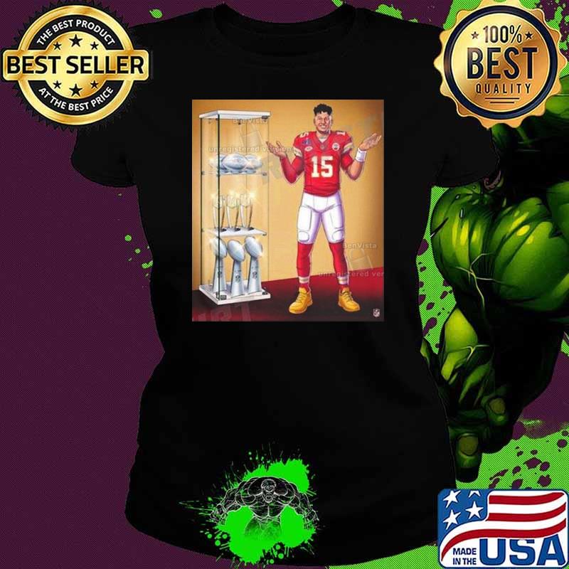 Patrick Mahomes Trophy Super Bowl LVIII 2024 Shirt Ladies tee Patrick Mahomes Trophy Super Bowl LVIII 2024 Shirt Ladies tee