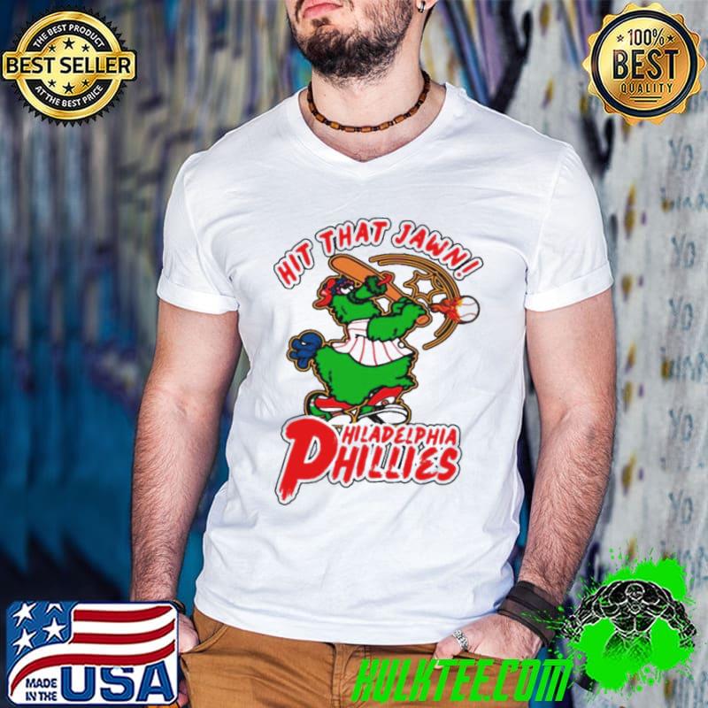 Phillies Phanatic hit that Jawn baseball shirt