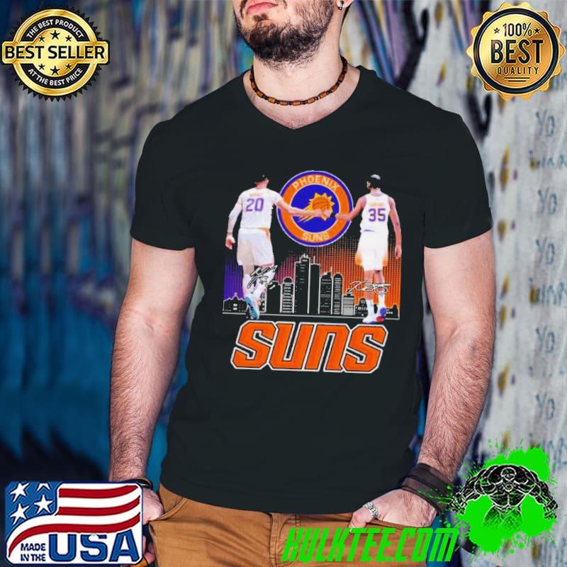 Phoenix Suns Skyline Jusuf Nurkić And Kevin Durant Signatures Shirt