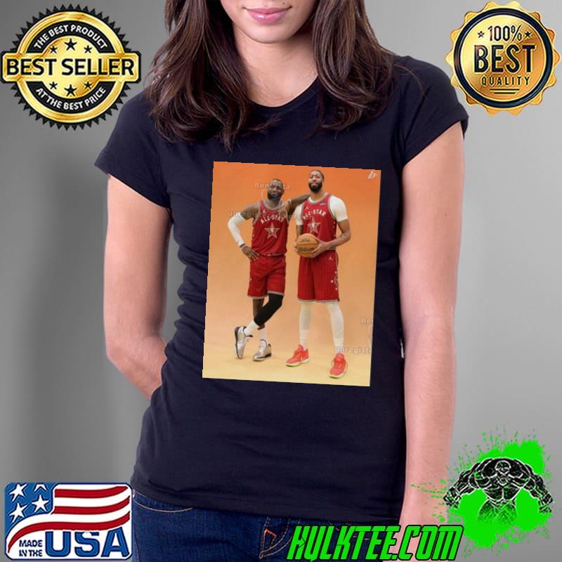 Photoshoot Fresh Dynamic Duo Lebron James-the King And Anthony Davis-ad Of Los Angeles Lakers In Nba All-star 2024 s Ladies Tee Photoshoot Fresh Dynamic Duo Lebron James-the King And Anthony Davis-ad Of Los Angeles Lakers In Nba All-star 2024 s Ladies Tee