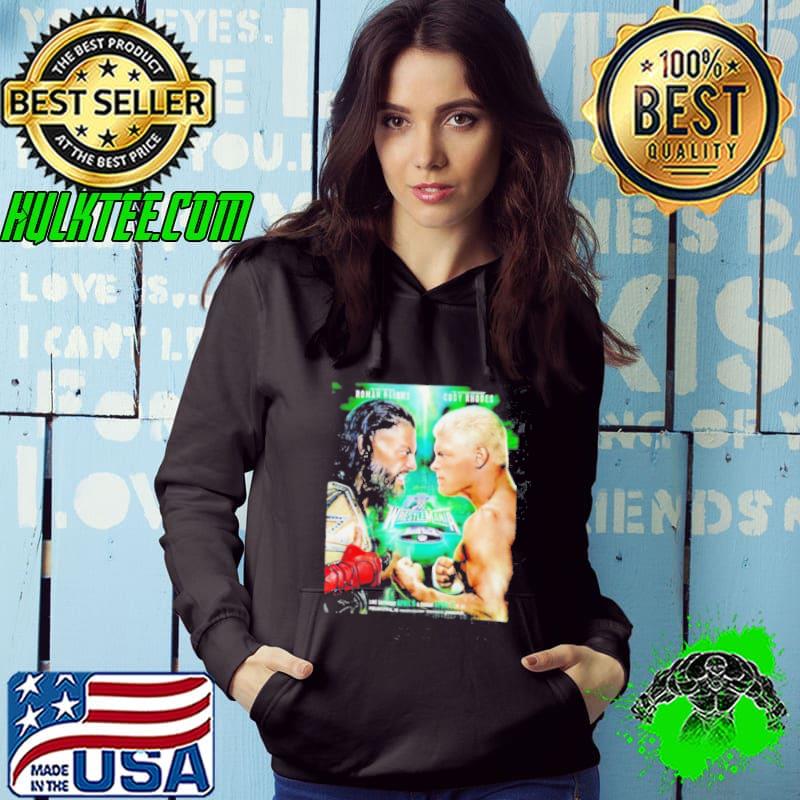 Roman Reigns vs Cody Rhodes Wrestlemania XL poster s Hoodie Roman Reigns vs Cody Rhodes Wrestlemania XL poster s Hoodie