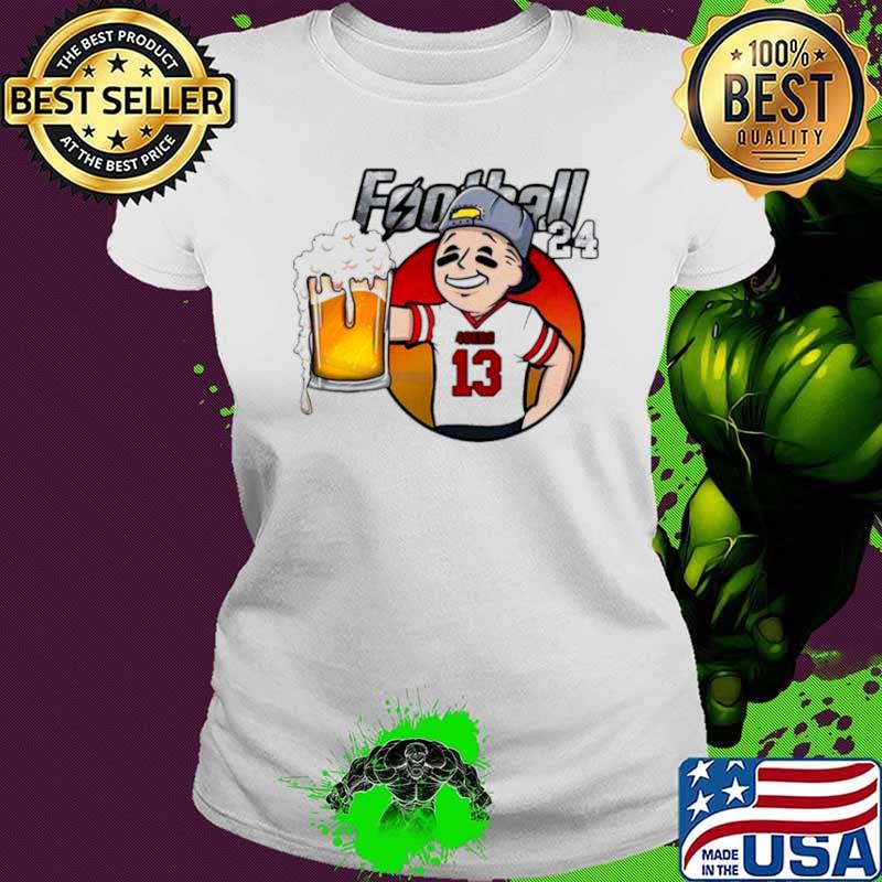 San Francisco 49ers beer fallout football 24 shirt