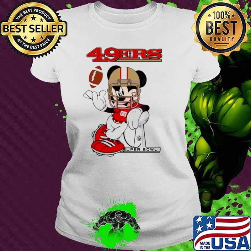San Francisco 49ers Mickey Mouse Super Bowl LVIII Shirt