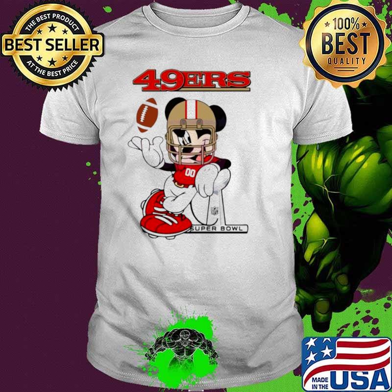 San Francisco 49ers Mickey Mouse Super Bowl LVIII Shirt Unisex San Francisco 49ers Mickey Mouse Super Bowl LVIII Shirt Unisex