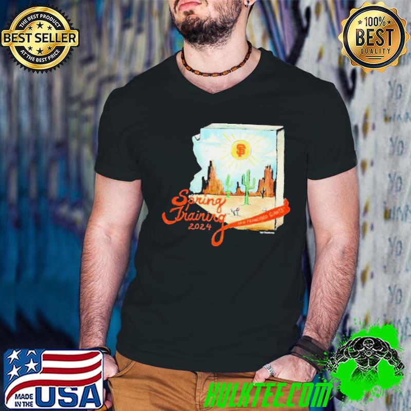 San Francisco Giants Tiny Turnip Toddler 2024 Spring Training Cactus League Shirt