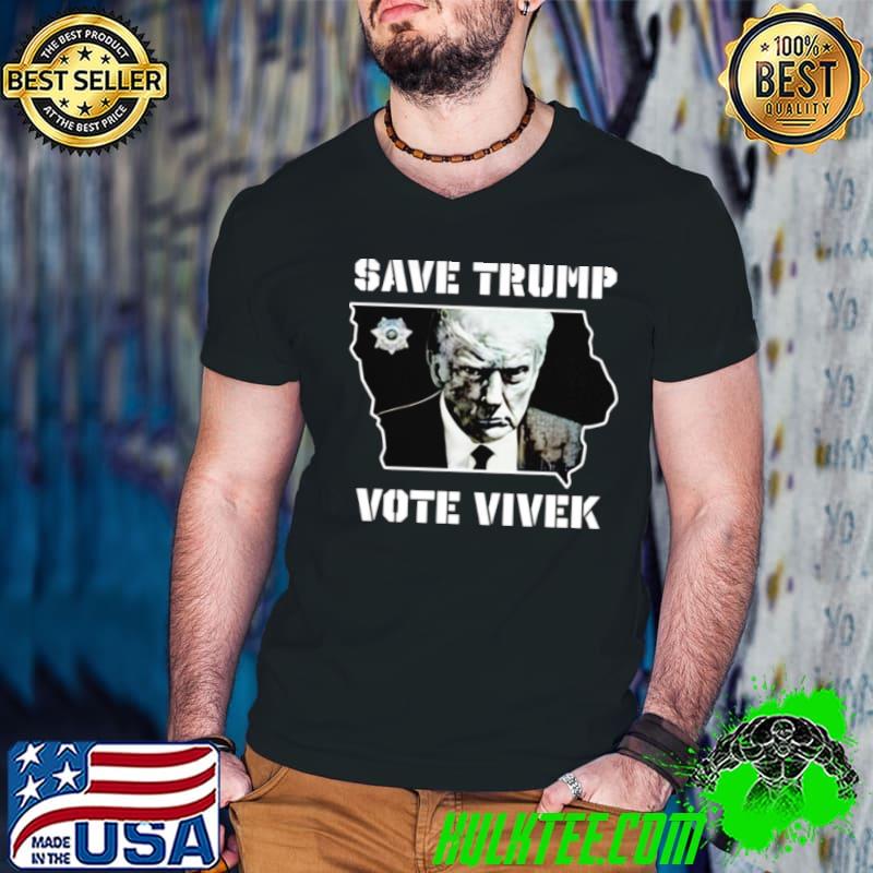 Save Trump Vote Vivek Iowa Map shirt