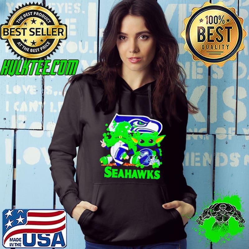 Seattle Seahawks Baby Yoda Happy St.Patrick’s Day Shamrock s Hoodie Seattle Seahawks Baby Yoda Happy St.Patrick’s Day Shamrock s Hoodie