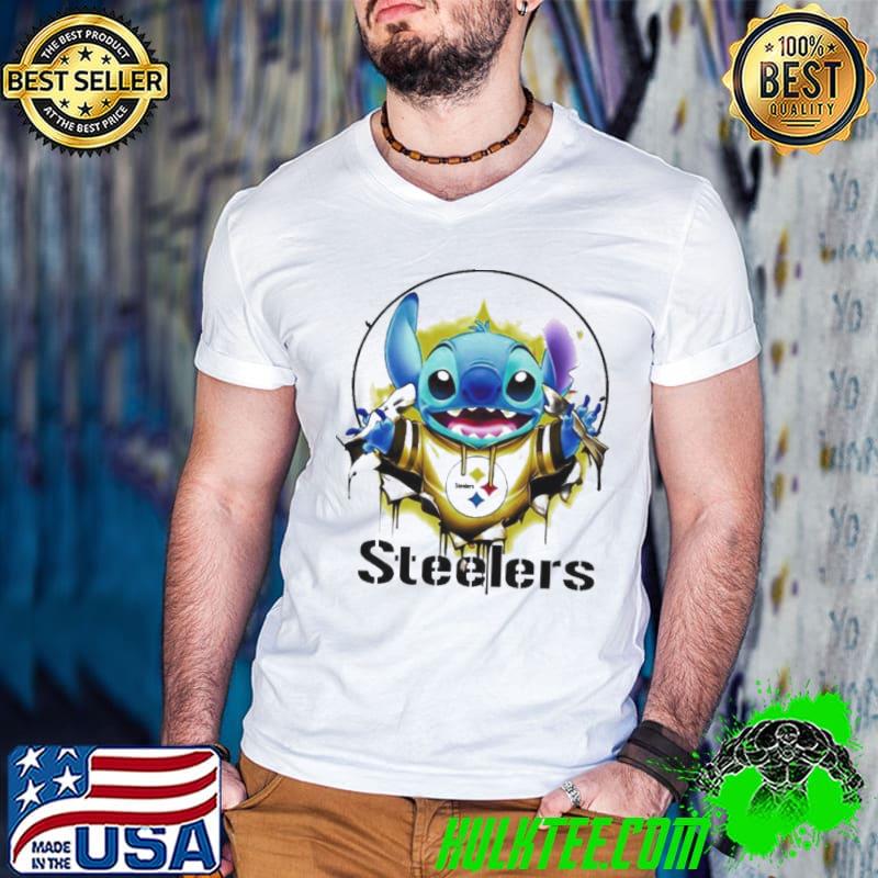 Stitch Inside Pittsburgh Steelers Logo 2024 shirt