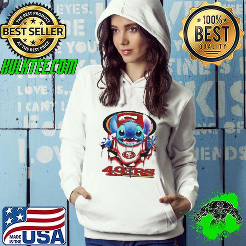 Stitch Inside San Francisco 49ers Logo 2024 s Hoodie Stitch Inside San Francisco 49ers Logo 2024 s Hoodie