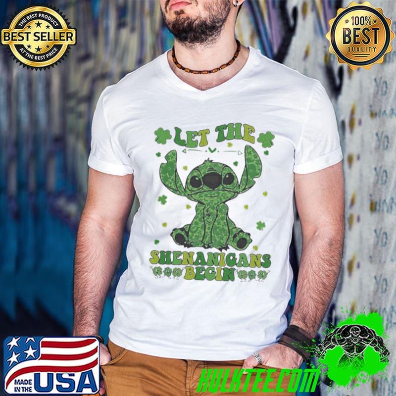 Stitch Let The Shenanigans Begin St. Patrick’s Day shirt