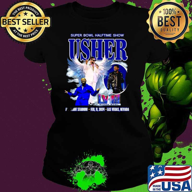 Super Bowl 2024 Halftime Show Usher Allegiant Stadium Feb, 11, 2024 Las Vegas, Nevada shirt