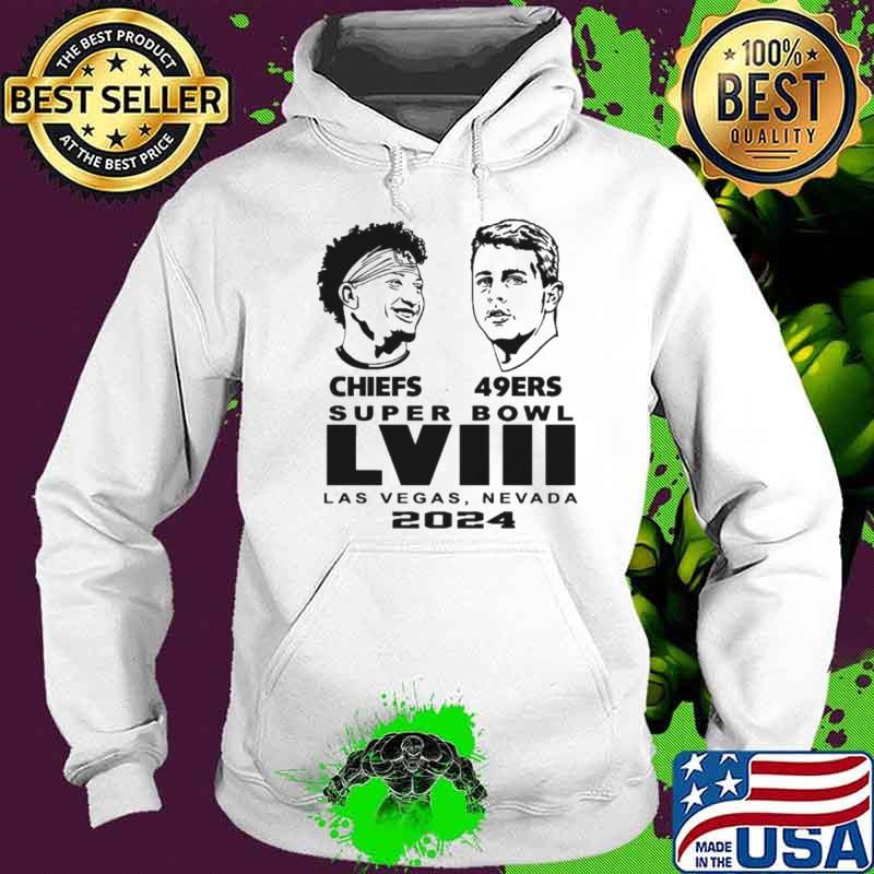 Super Bowl LVIII Patrick Mahomes Chiefs VS Brock Purdy 49ers shirt